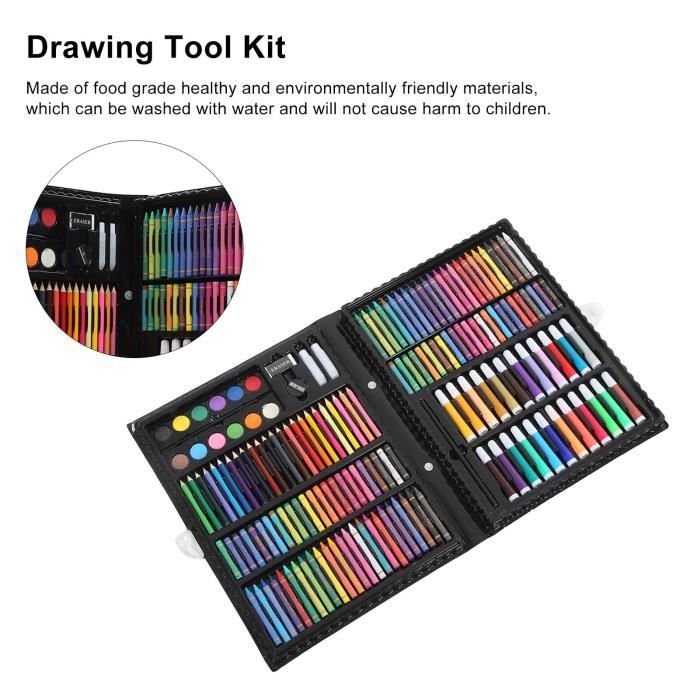 Avengers Kids Lot De 52 Crayons De Coloriage – Feutres Aquarelle, Crayons De Couleur – Coffret Marvel