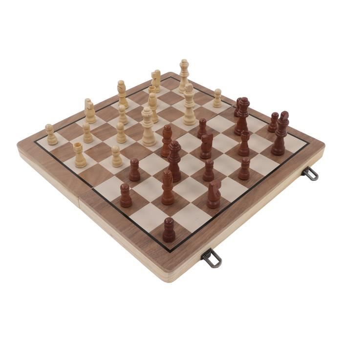 Cutfouwe Jeu d'échecs, Jeu d echecs Luxe- Jjeu d chec en Bois Pliable,Cadeau Parfait pour Vos Proches,45 x 45 x 3cm, a 2 joueurs en destockage et reconditionné chez Cutfouwe Jeu d'échecs, Jeu d echecs Luxe- Jjeu d chec en Bois Pliable,Cadeau Parfait pour Vos Proches,45 x 45 x 3cm, a 2 joueurs en destockage et reconditionné chez