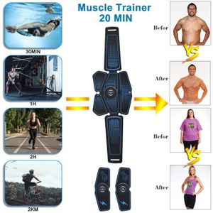 Gymform Total ABS Ceinture Abdominale Electrostimulation - Appareil Musculation EMS 10 Minutes Par Jour