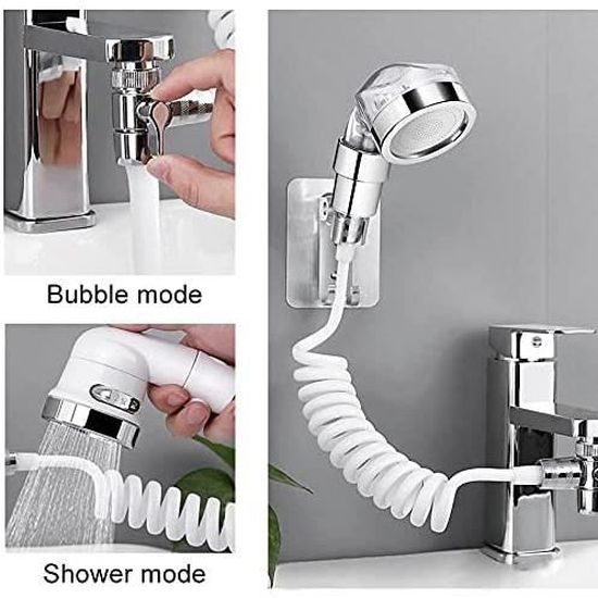 Douchette lavabo,douchette adaptable sur robinet，douchette coiffeur， douchette robinet，douchette evier - Cdiscount Bricolage