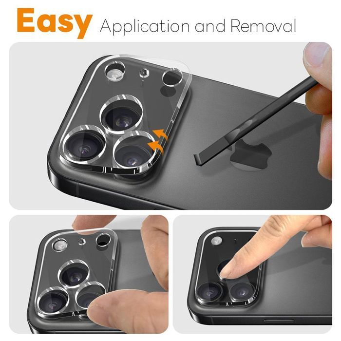 Protection écran Verre Trempé 9H + Lentille Caméra Pour IPhone - Compatible Nombreux Modèles