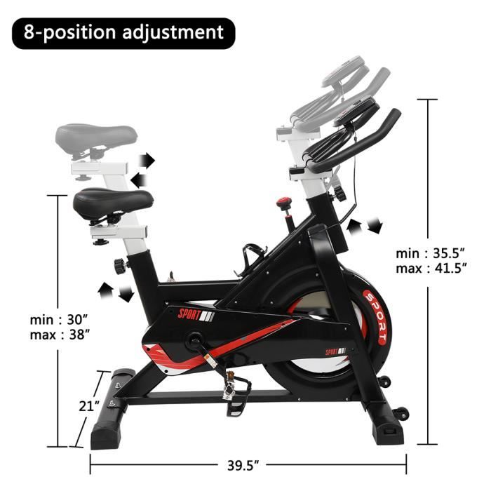 Vélo d'appartement Interieur avec Affichage du compteur-Velo