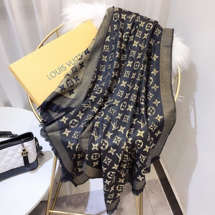 LV Écharpe Châle Femmes Foulard LOUIS VUITTON mode Automne Hiver