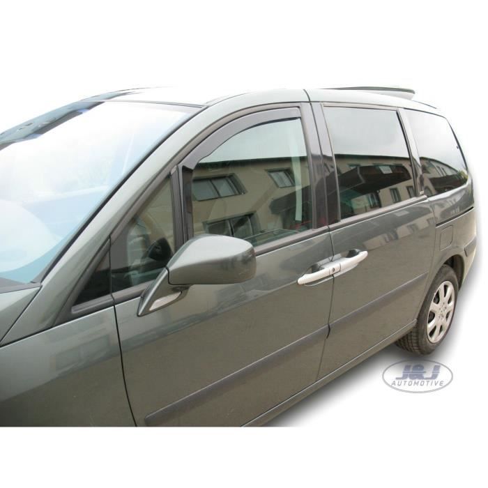 Deflecteur Auto Déflecteurs d'air - J&J AUTOMOTIVE - Citroen C8 - Fumé - Acrylique ...