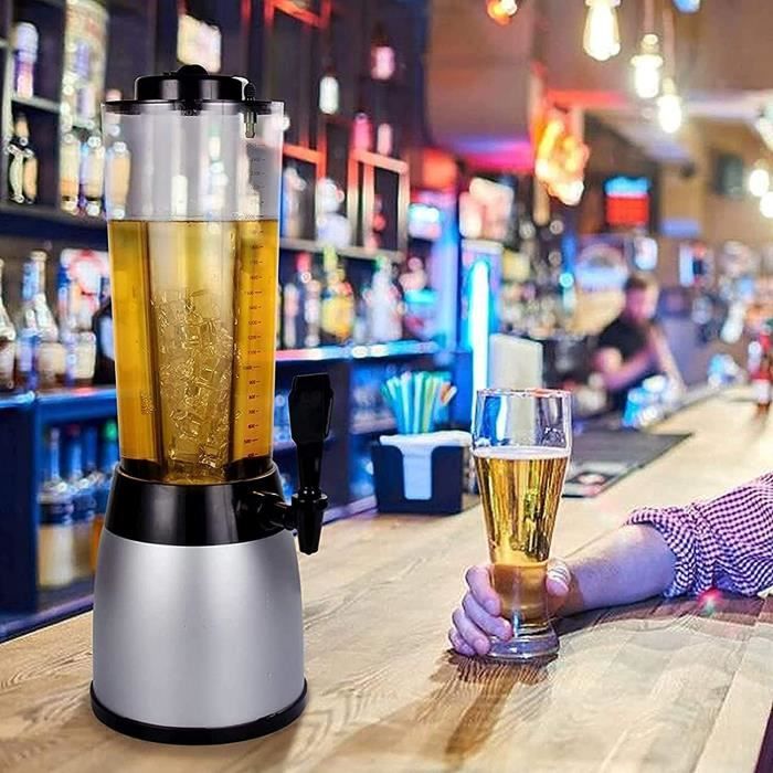 Girafe Biere Tireuse à Bière Distributeur de boissons à la tour de bière,  distributeur de bière de 2,5 l, tour de bière de tabl A118 - Cdiscount  Electroménager
