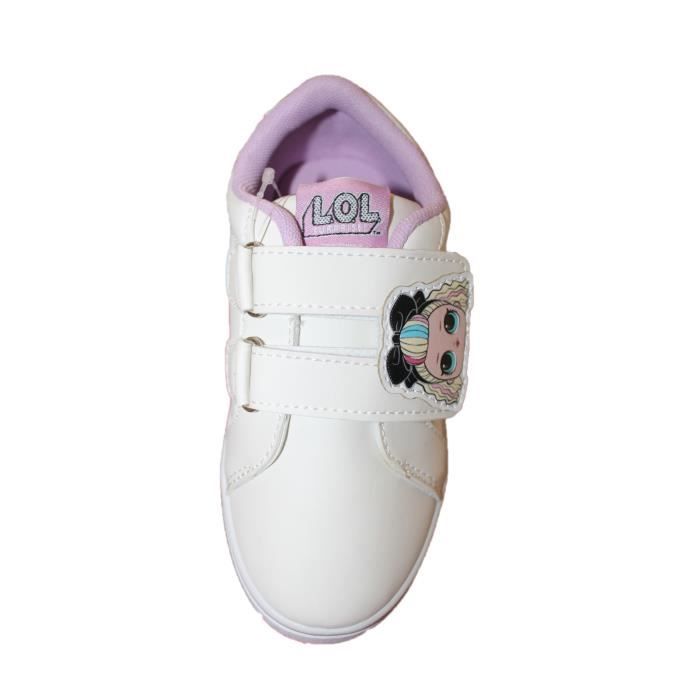 Basket LOL Surprise blanche scratch pour fille Licence