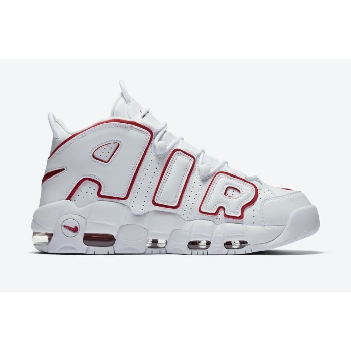 Baskets Nike Air More Uptempo 92 Blanc Homme Cuir Blanc