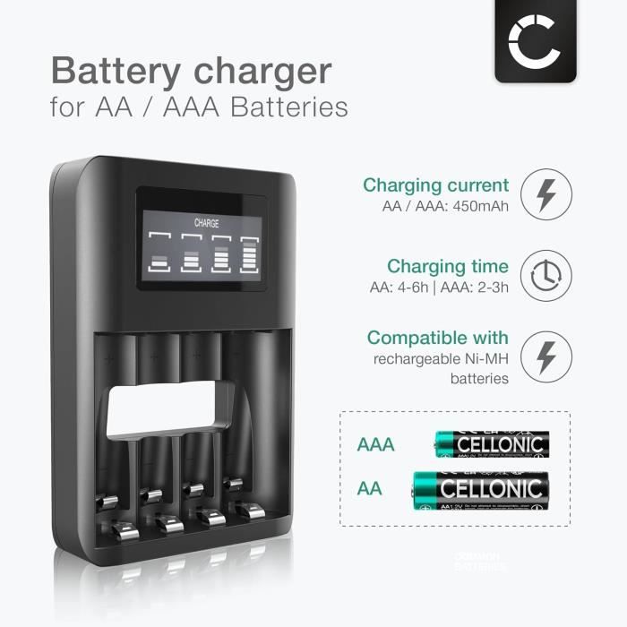 Pack De 2 Batteries NiMH Pour Téléphone Fixe Philips CD140 (750 MAh) - NEUVES