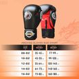 Gants de Boxe - Noir Dragon - Farabi Sports , Gants de combat Pour boxe Thai, Sparring, et L'entrainement 10 OZ-3