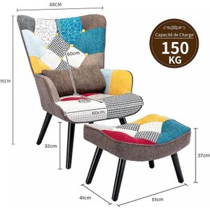 Housse de fauteuil en lin Cdiscount