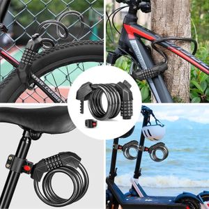 Antivol de vélo avec empreinte digitale, cable étanche portable avec  support antivol pour vélo, Smart Lock avec 20 empreintes di311 - Cdiscount  Sport