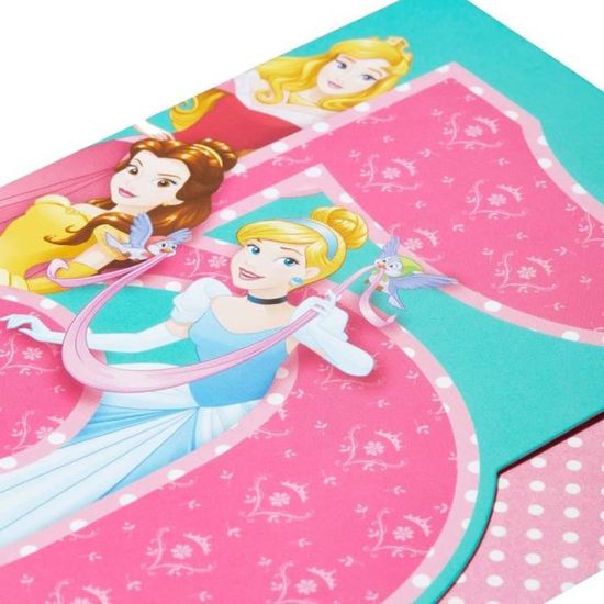 Carte Anniversaire 5 Ans Princesses Disney Draeger Paris Cdiscount Beaux Arts Et Loisirs Creatifs