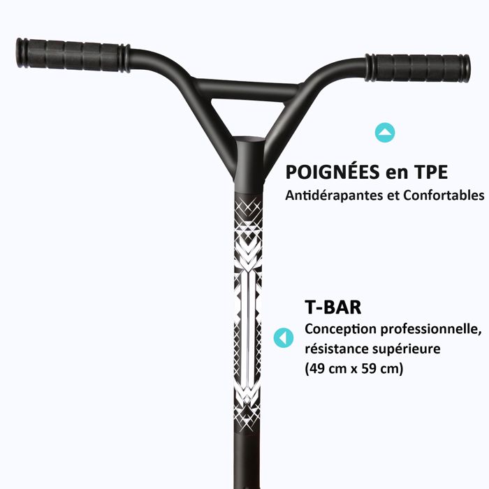 Trottinette Freestyle - Pro Stunt Scooter Résistant Alliage Roulements