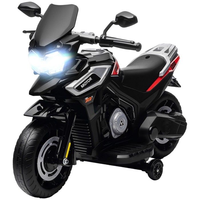 Moteur électrique Honda pour enfants dès 18 mois, moto électrique pour enfants, véhicules électriques 1x30W, 3km/h (Rouge