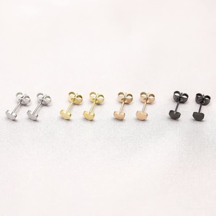 Lot De 40 Crochets Pour Boucles D'oreilles 24mm - 4 Couleurs, Sans Nickel, Fermables