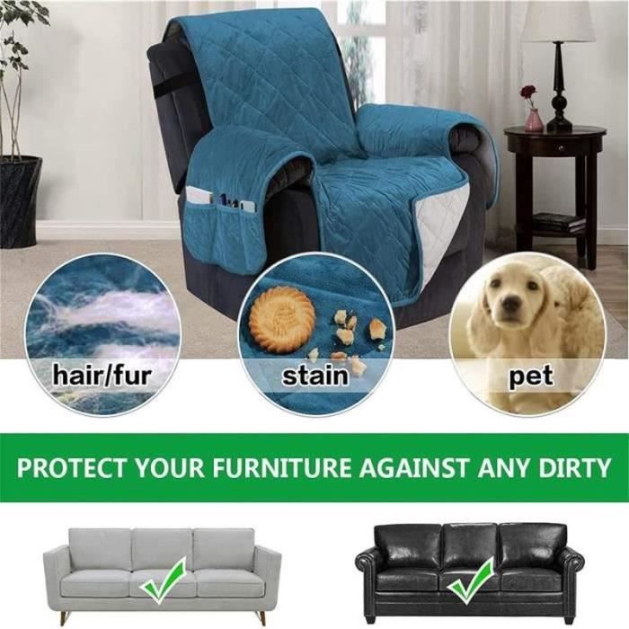 AQIGR Housse De Canapé Relax Electrique/anuel Inclinable 4 Pieces