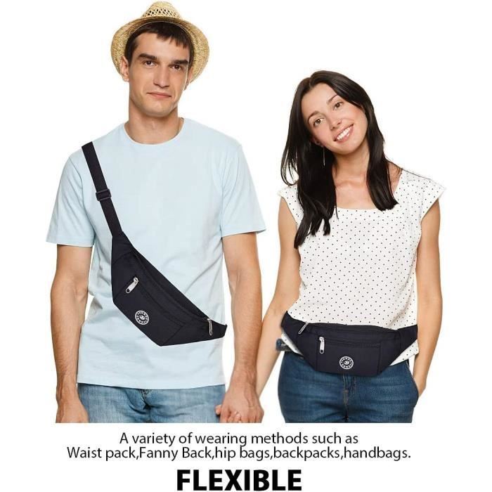 Sac Banane Homme Femme Sac Ceinture tanche Sac Taille pour