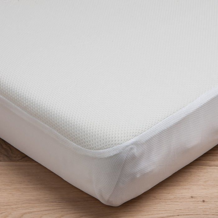 BabyCalin Housse Alèse Molleton 60x120 Cm – Blanc – Imperméable & Doux Pour Lit Bébé