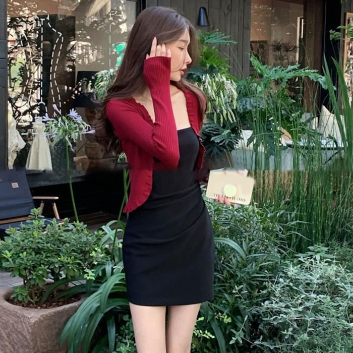 Robe discount caraco noire