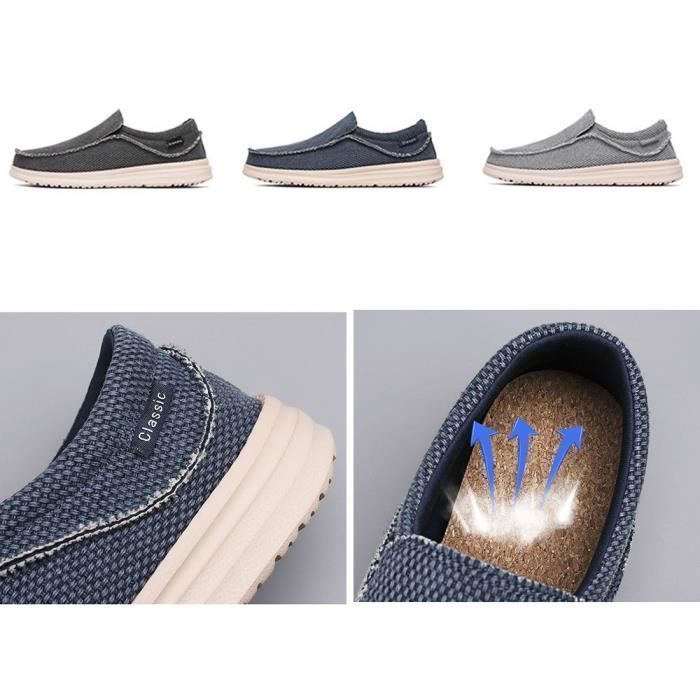 Chaussures Bateau Homme Baskets Décontractées Mesh Respirantes - Légères Et Confortables Pour Quotidien