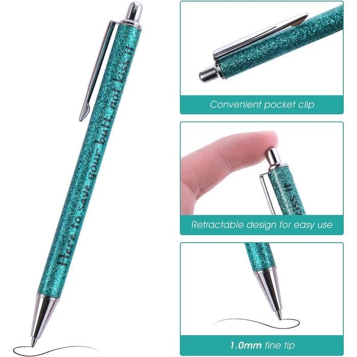 Stylos à Bille Noël - 15 Pièces 0,5mm à Motifs Festifs (Lot Cadeaux)