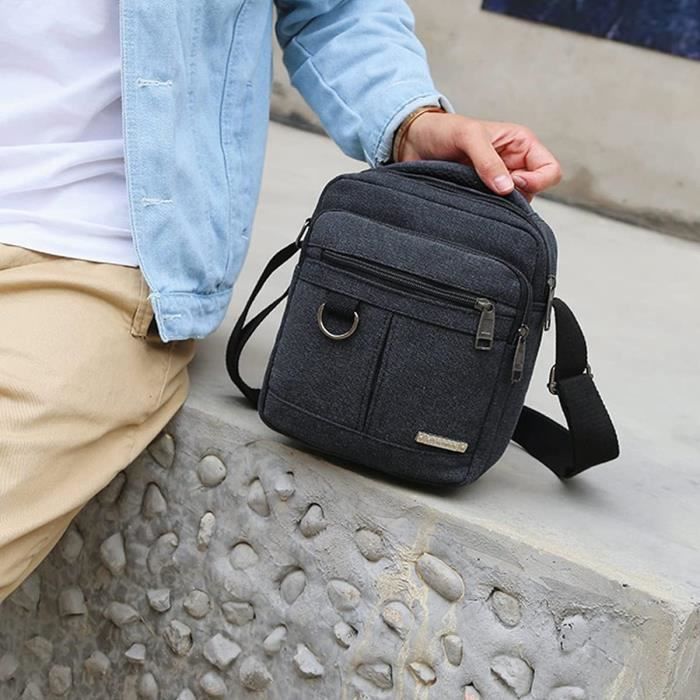 Sac Bandouli re Sacoche Homme Bandouli re Sac Besace Canvas