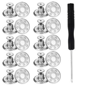 Lot De Boutons Plats 2 Trous - Pour Couture, Remplacement - Plastique - Origine Chine