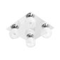BRILLIANT Applique a 3 lumieres Joya hauteur 40 cm G9 32W chrome et transparent BRILLIANT Applique a 3 lumieres Joya hauteur 40 cm G9 32W chrome et transparent