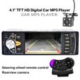12V 4.1 '' HD TFT Bluetooth Car Stereo Auto Radio Voiture MP4 MP5 Player Autoradio avec caméra de recul Télécommande FM - SD - AUX-0