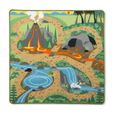 Tapis de jeu préhistorique - MELISSA & DOUG - 90 x 100 cm - Multicolore - Intérieur - Enfant-0