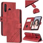 Housse pour téléphone - FRANCIS-R - Huawei P30 lite - PU Cuir - Antichoc - Rouge