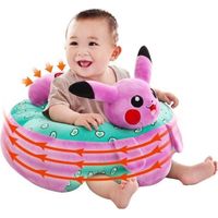 Portable Baby Support Seat Sofa Pikachu En Peluche Doux Animal En Forme De Bébé Apprentissage Pour S'asseoir Chaise Enfants 