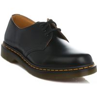 Chaussures en cuir noir Dr. Martens 1461 Smooth pour homme et femme