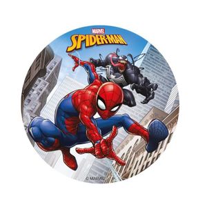 Disque pate a sucre spiderman - Cdiscount
