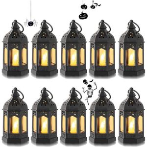 PHOTOPHORE - LANTERNE Mini Lanterne Led Exterieur - Lot De 10 Lanterne B