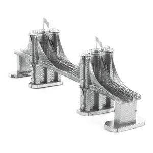 PUZZLE Puzzle 3D en métal pont de Brooklyn,kits de modèle