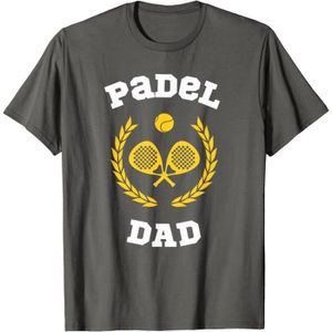 RAQUETTE DE PADEL Padeliste | Papa | Padel Tennis | Hommes | Padel Raquette T-Shirt.[G407]