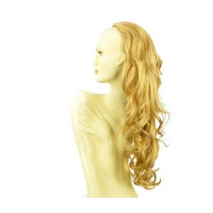 Demi-perruque Longue Ondulée Blonde Doré Clair - Longueur 58cm - Réf. 016 - Neuf Avec étiquettes