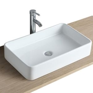 LAVABO - VASQUE Vasque salle de bain à poser rectangulaire MOB-IN 