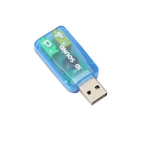 Carte son externe USB Audio 5.1 3D Sound ext Cart sound USB 5.1 adaptateur  pc