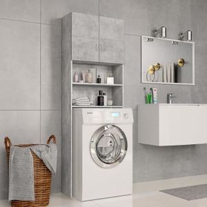 COLONNE - ARMOIRE SDB Meuble pour machine à laver Meuble Dessus Toilette