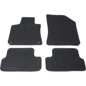 - 2 avants+2arrieres Moquette Aiguillete 550g//m2+ss couche 1150g//m2 Tapis Auto ONE sur mesure pour 308 II depuis 09//13 Noir
