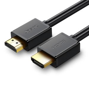 Generic Câble - HDMI - HD - Haute Vitesse / Ethernet - V1.4 4K 3D - 5 M -  Rouge/Noir - Prix pas cher