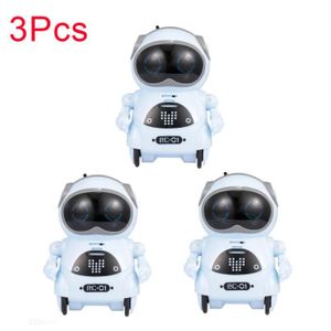ROBOT - ANIMAL ANIMÉ 3 Pièces Bleu - Mini Robot jouet de poche, 939A, D