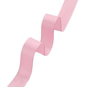 25 m Rouleau de Corail Satin Bord Organza Ruban 10mm 15mm 25mm et 38mm