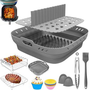 Moule Silicone Air Fryer Set, 4 Pack Accessoires Pour Friteuses, Moule