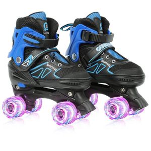 Baskets Patins 2 Roues Enfant – Unisexe, LED, Pointures EU 28-42 – Modèle You Walk