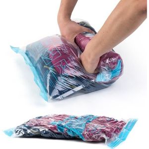 10 sacs de mise sous vide sans aspirateur 40 x 60 cm pour voyage