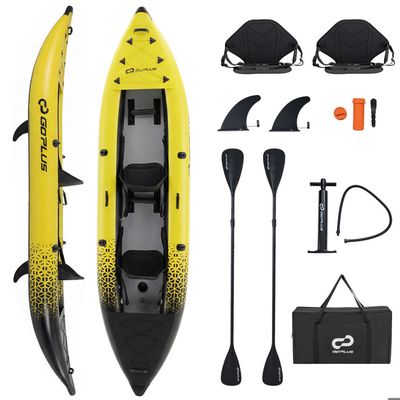 Bestway - Kayak Gonflable Hydro-Force Rapid X2 avec 2 pagaies et Une Pompe - 321 cm x 100 cm x 44 cm - Rouge/Bleu