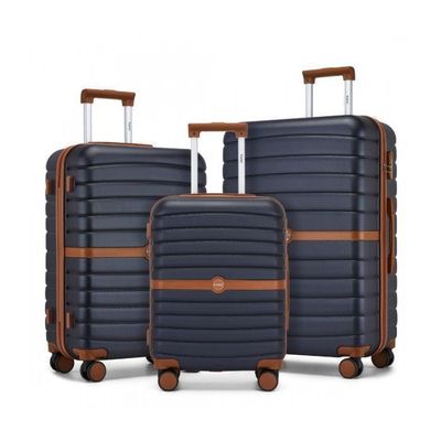 Valises 4 Roues Spinner Kono Lot De 3 Valises ABS 4 Roues - Set 20, 24, 28 Pouces - Coque Rigide Légère - Serrures TSA Lot Valises 3 Pièces Valises 4 Roues Spinner Kono Lot De 3 Valises ABS 4 Roues - Set 20, 24, 28 Pouces - Coque Rigide Légère - Serrures TSA Lot Valises 3 Pièces